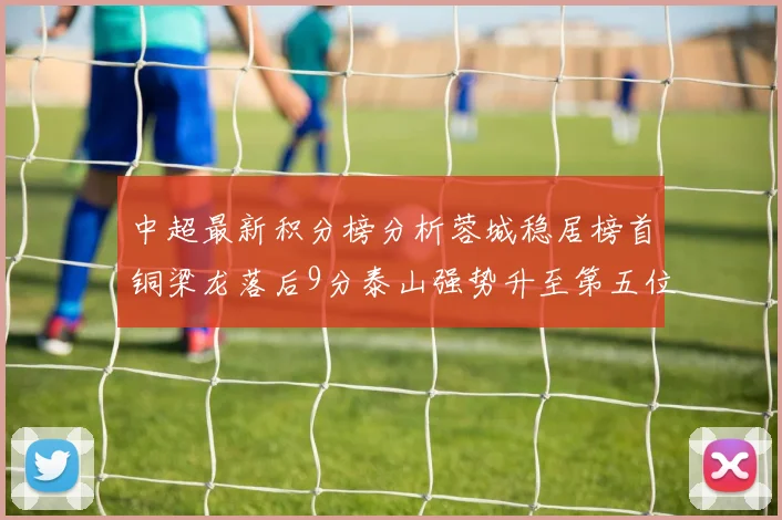 中超最新积分榜分析蓉城稳居榜首铜梁龙落后9分泰山强势升至第五位津门虎积分清零